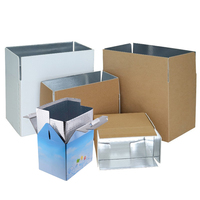 Venta al por mayor cadena de frío caja de embalaje de espuma con aislamiento térmico cajas de envío para el transporte de alimentos congelados