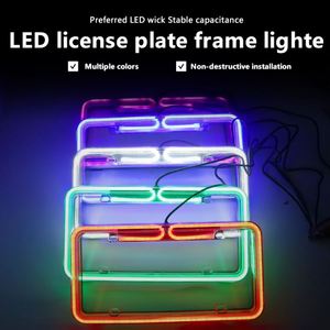Cadre de plaque d'immatriculation lumineux coloré 300*150 mm pour les États-Unis - Product Image 3