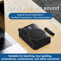 Amplificateur sans fil K1 MAX avec microphone cravate pour enseignants, guides touristiques, haut-parleur, amplificateur vocal portable