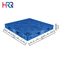 Haute norme exportation Europe Hdpe/PP stockage Transport Double face 1100x1100 palette en plastique