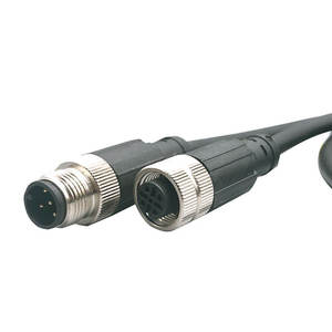Custom M12 Circular Connector Waterproof Male Female Sensor with 2 3 4 5 6 8 Pin for Power and Wire Connections - Product Image 4