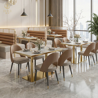 Mobilier de restauration commercial sur mesure JEILI avec tables et chaises rembourrées pour les projets hôteliers et d'hôtellerie