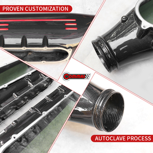 ฝาครอบช่องลมเข้าเครื่องยนต์คาร์บอนไฟเบอร์แห้งคุณภาพเยี่ยมสไตล์ OEM สำหรับรถยนต์เฟอร์รารี่ 458 - Product Image 2