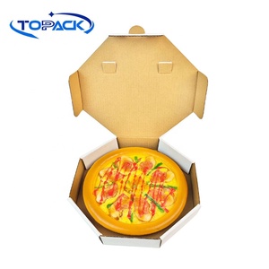 Wholesale Custom Hexagonal Corrugated Pizza <strong>Box</strong> Takeaway Fast Food Container for <strong>Steak</strong> and Pork Chop - Product Image 3