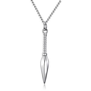 <span class=keywords><strong>Collier</strong></span> pendentif arme <span class=keywords><strong>Kunai</strong></span> MECYLIFE, pendentif anime, pendentif en acier inoxydable, pointe de flèche, colliers pour hommes - Product Image 3