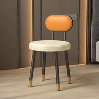 Chaises de salle à manger, chaises à dossier pour la maison, chaises de table à manger de petite taille, tabourets de maquillage, tabourets légers de luxe et haut de gamme