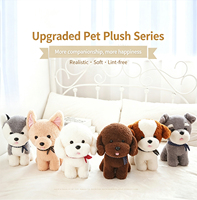 Peluche personnalisée de chiot Saint-Bernard de première qualité, jouet en peluche doux et moelleux, animal en peluche, compagnon moelleux, vente en gros, durable, objet de collection