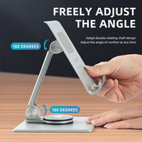 Ordinateur portable de bureau debout paresseux réglable support de tablette rotatif à 360 degrés Dock table/support pour ordinateur portable