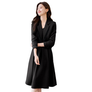 Women's Two Piece Suit Set Solid Color Polyester Anti-Wrinkle Casual Wear Spring Autumn Elegant Style - Product Image 5