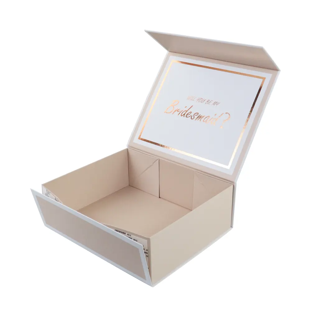 Boîte cadeau pliable en papier magnétique élégant avec logo personnalisé boîtes d'emballage cadeau pliantes en carton rigide pour chaussettes d'hiver avec tampon à chaud