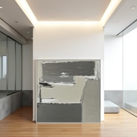 Peinture à l'huile abstraite sur toile, peinte à la main, imperméable, écologique, art mural original pour salon, vente en gros sur mesure