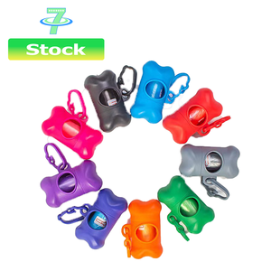 Distributeur de sacs à excréments portable 7D Spot garanti, en ABS coloré avec crochet pour chien et animal de compagnie - Product Image 3