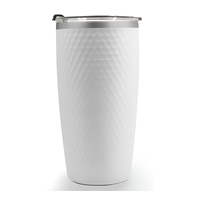 Gobelet de voyage isotherme en acier inoxydable 304 à double paroi de 20 oz pour voiture, gravé au laser, idéal pour offrir en cadeau