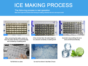 Petite machine à glaçons de cuisine commerciale 30kg/24h Machine à glaçons intégrée automatique - Product Image 3