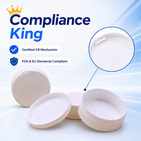 Boîte en plastique pour snus de 70 mm, couleur personnalisée, vide, avec couvercle à clapet, conteneur en plastique pour tabac, emballage avec bouchon de sécurité enfant CR