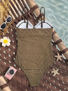 Custom Logo Women One Piece Swimsuit <b>Tummy</b> <b>Control</b> Push Up Monokini Swimwear Summer Beach Bathing Suit - Product Image 6
