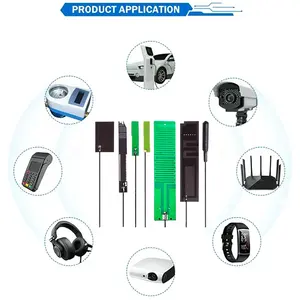 هوائي Fpc IPEX-4 UFL MHF4 Omni 2.4G 5.8G NB-IOT هوائي Fpc WIFI 2G GSM Lora IPEX U.FL هوائي مرن FPC PCB