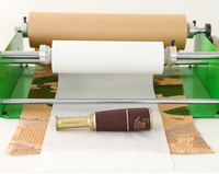 Papier de coussin en nid d'abeille Kraft de couleur personnalisée, emballage cadeau papier de coussin d'emballage Kraft