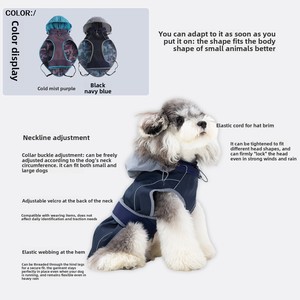 Jaqueta de Aventura para Cães ao Ar Livre, Colete Impermeável e à Prova de Vento para Climas Extremos, Roupa Premium para Donos de Animais de Estimação - Product Image 3