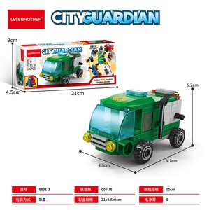 Robot déformé Lele Brother 6 1 503 pièces jouet de Construction blocs de construction ville voiture briques <span class=keywords><strong>Ambulance</strong></span> modèle cadeau éducatif pour - Product Image 4