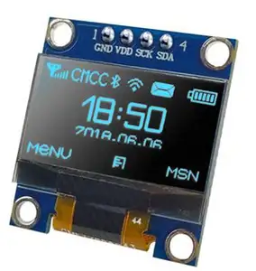 OLED 0.96英寸显示模块128X64 I2C SSD1306 12864液晶显示屏板 - Product Image 1