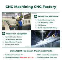 LIANGYIN OEM Piezas de Aluminio Mecanizadas por CNC para la Industria Aeroespacial, Componentes de Perforación de Precisión de 5 Ejes