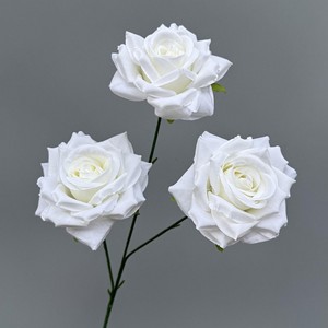 Nueva Decoración Floral para Bodas, Flor Artificial, Rosas de Tacto Real, Rosa Otoñal de Alta Calidad, Tamaño Mediano - Product Image 1