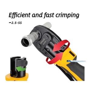 Kit d'outils de sertissage hydraulique à batterie Mini Pro Press, outils de plomberie en <span class=keywords><strong>cuivre</strong></span> et acier inoxydable avec mâchoires compactes M15-28mm - Product Image 4