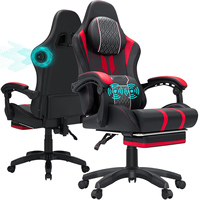 Échantillon gratuit 1 pièce couleur personnalisée Silla Gamer chaises de jeu ergonomiques gris scorpion avec repose-pieds et haut-parleurs pour le jeu