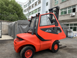 Top dijual tugas berat luar ruangan <span class=keywords><strong>5ton</strong></span> digunakan forklift diesel H50D forklift truk diesel untuk linde - Product Image 2
