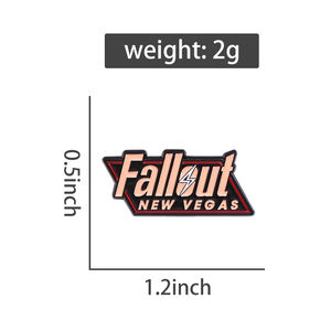 FALLOUT oyunu ilham emaye pimleri serin karikatür Metal broş sırt çantası giysi yaka rozeti takı hediye - Product Image 6