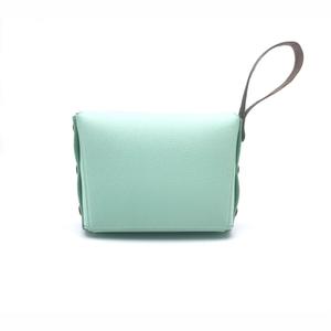 Mini Pochette <span class=keywords><strong>Verde</strong></span> Menta da <span class=keywords><strong>Donna</strong></span> - <span class=keywords><strong>Portafoglio</strong></span> Compatto Impermeabile in Pelle PU con Chiusura a Scatto per Uso Quotidiano - Product Image 2