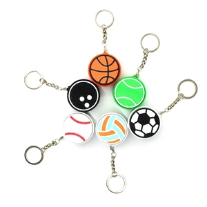 <span class=keywords><strong>Porte</strong></span>-clés anti-stress en forme de ballon de sport, jouet à presser multi-motifs pour breloque de sac et cadeaux promotionnels - Product Image 5