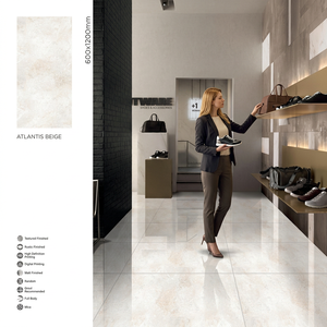 Alecia Verde Green Marble Look Porcelain Tiles 600x1200mm High Gloss Finish for Premium Interior Projects - Product Image 4