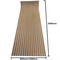 Plancher de bateau en teck rainuré, mousse EVA imitation teck, surfaces confortables, tapis de pont marin en EVA