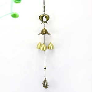 Nouveau carillon éolien en alliage <span class=keywords><strong>de</strong></span> cuivre pastoral décoration suspendue bouddhiste pour la maison porte <span class=keywords><strong>jardin</strong></span> cloche en métal ornement suspendu décoratif - Product Image 4