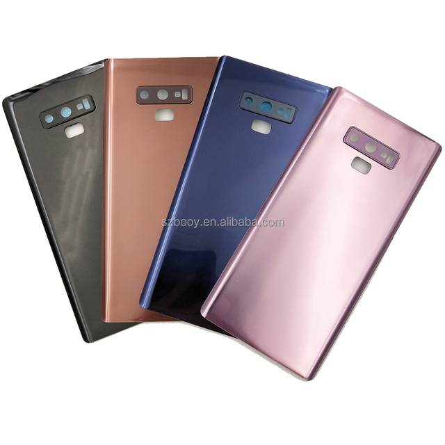 Back Battery Door Rear Glass Case for Samsung Galaxy Note 9 N960 SM-N9600 N960F Phone Back Cover