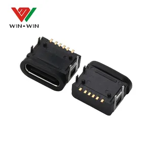 Type C Vertical Wire USB Connector Waterproof