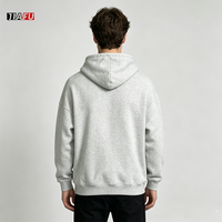 Nuevas Sudaderas con Capucha para Hombre 2026, Lisas, de Felpa Francesa, Extra Grandes, Ecológicas, Transpirables, de Algodón Grueso, Sudaderas Cortas para Hombre