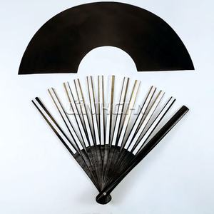 13-Inch White Sublimation <b>Folding</b> <b>Fans</b> Clack <b>Fans</b> Blanks for Sublimation Bamboo Crafts - Product Image 3