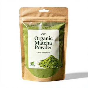 Té Verde Matcha Orgánico Estilo Uji en Polvo, Apto para Dieta Keto, Alto en L-Teanina, Energía Limpia, Empaque Personalizado en Bolsas Pequeñas de 50g - Product Image 1