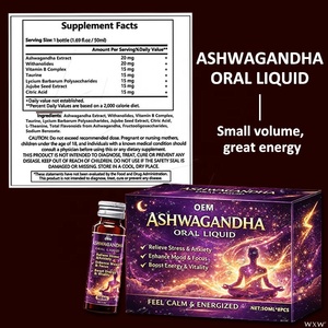 <span class=keywords><strong>Gotas</strong></span> Líquidas de Ashwagandha de Marca Privada, Calman los Nervios, Alivian la Fatiga, Favorecen el Sueño, Suplemento Natural Estimulante de Energía - Product Image 3