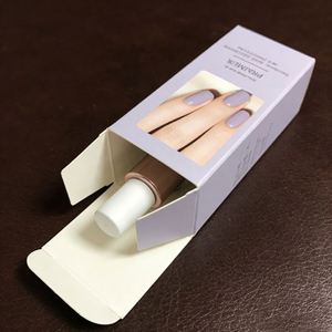 Livraison rapide, boîte de vernis à ongles avec revêtement UV, emballage en carton blanc brillant OEM pour vernis et produits de beauté - Product Image 3