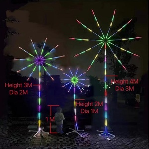 Feux d'artifice magiques d'extérieur/d'intérieur avec commande vocale, source de lumière LED, lumières de feux d'artifice étanches - Product Image 1