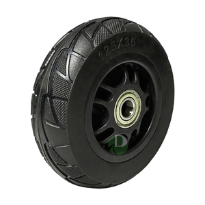 Rodízios Rígidos Giratórios Laterais de Borracha de <span class=keywords><strong>5</strong></span> Polegadas, Antiderrapantes e Resistentes ao Desgaste, Personalizáveis OEM para Compras - Fornecedor Chinês - Product Image 1