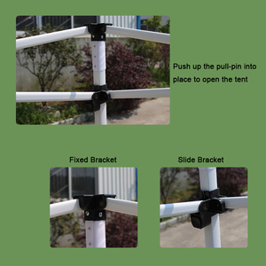 Tente d'auvent d'usine Parking extérieur 10x20 pieds auvent pliant tente de gazebo robuste - Product Image 2