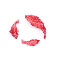Ornement Créatif en Résine Colorée en Forme de Carpe et Poisson Rouge, Artisanat Feng Shui Porte-Bonheur pour l'Abondance Annuelle, Modèle en Cristal pour Salon