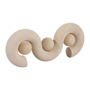 Scultura a Onda in Arenaria, Oggetto Decorativo per Casa e Ufficio, Ornamento per Scaffali - Product Image 2