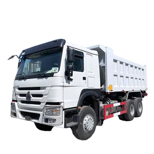 Nuevo camión volquete Howo 6*4 400HP eje trasero de accionamiento Manual estándar de emisión izquierda/derecha Euro 2 para transporte de Material de construcción - Product Image 3