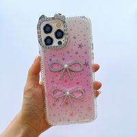Coque de téléphone pour filles la plus vendue avec ceinture et nœud pour iPhone 17 Pro Max